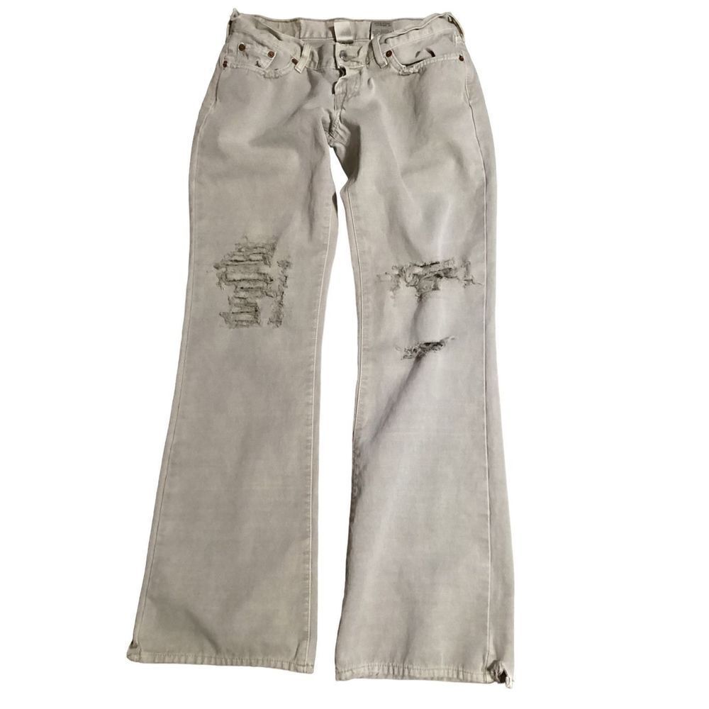 Lucky Brand Distressed Dream Jeans Khaki 6/28
